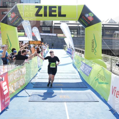 10.08.2025 - GEWOBA Citytriathlon Bremen H.Heesch http://msf.ph/oto/8553426 10.08.2025 15:45:30 Ziel 438 meine-sportfotos.de