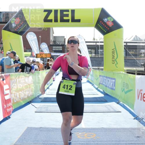 10.08.2025 - GEWOBA Citytriathlon Bremen H.Heesch http://msf.ph/oto/8553544 10.08.2025 15:46:42 Ziel 412, 430 meine-sportfotos.de
