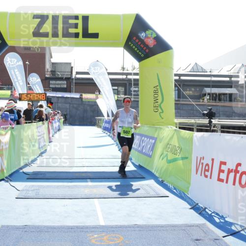 10.08.2025 - GEWOBA Citytriathlon Bremen H.Heesch http://msf.ph/oto/8553713 10.08.2025 15:47:53 Ziel 502 meine-sportfotos.de