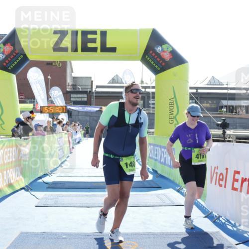 10.08.2025 - GEWOBA Citytriathlon Bremen H.Heesch http://msf.ph/oto/8554592 10.08.2025 15:51:11 Ziel 140, 419 meine-sportfotos.de