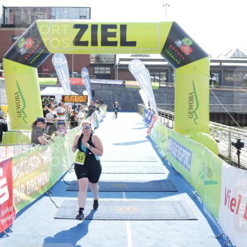 10.08.2025 - GEWOBA Citytriathlon Bremen H.Heesch http://msf.ph/oto/8555182 10.08.2025 15:56:06 Ziel 413 meine-sportfotos.de