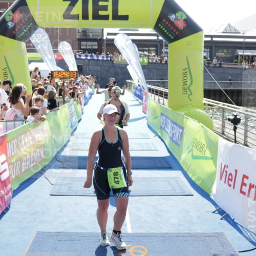 10.08.2025 - GEWOBA Citytriathlon Bremen H.Heesch http://msf.ph/oto/8555520 10.08.2025 15:24:17 Ziel 18, 84, 152, 478 meine-sportfotos.de