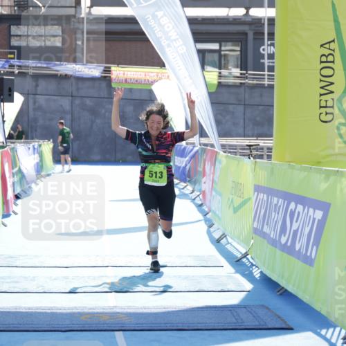 10.08.2025 - GEWOBA Citytriathlon Bremen H.Heesch http://msf.ph/oto/8555891 10.08.2025 16:03:46 Ziel 513 meine-sportfotos.de