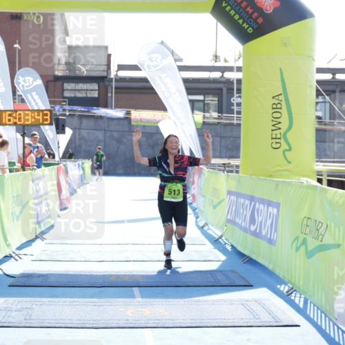 10.08.2025 - GEWOBA Citytriathlon Bremen H.Heesch http://msf.ph/oto/8555921 10.08.2025 16:03:47 Ziel 513 meine-sportfotos.de