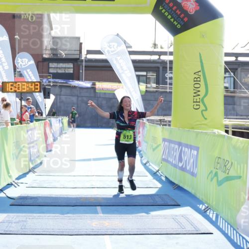 10.08.2025 - GEWOBA Citytriathlon Bremen H.Heesch http://msf.ph/oto/8555924 10.08.2025 16:03:47 Ziel 513 meine-sportfotos.de