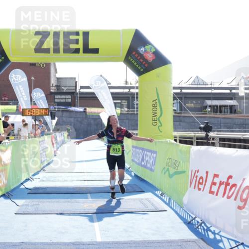10.08.2025 - GEWOBA Citytriathlon Bremen H.Heesch http://msf.ph/oto/8555956 10.08.2025 16:03:48 Ziel 513 meine-sportfotos.de