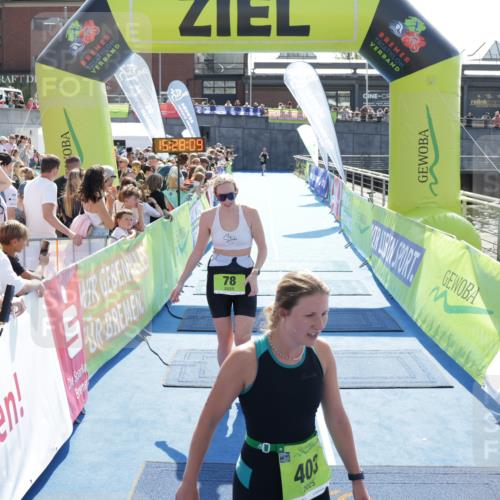 10.08.2025 - GEWOBA Citytriathlon Bremen H.Heesch http://msf.ph/oto/8556301 10.08.2025 15:28:13 Ziel 78, 283 meine-sportfotos.de