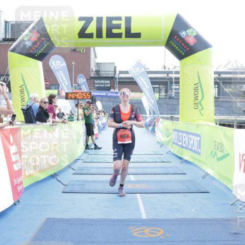 10.08.2025 - GEWOBA Citytriathlon Bremen H.Heesch http://msf.ph/oto/8556999 10.08.2025 14:40:59 Ziel 968 meine-sportfotos.de