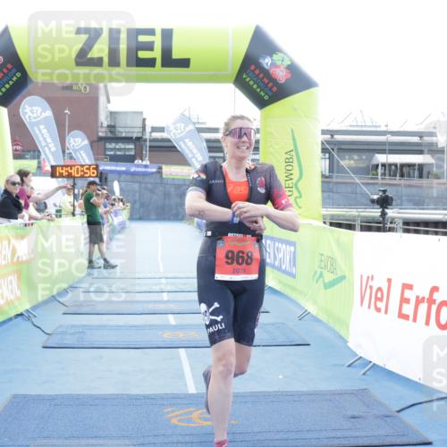 10.08.2025 - GEWOBA Citytriathlon Bremen H.Heesch http://msf.ph/oto/8557004 10.08.2025 14:41:00 Ziel 968 meine-sportfotos.de