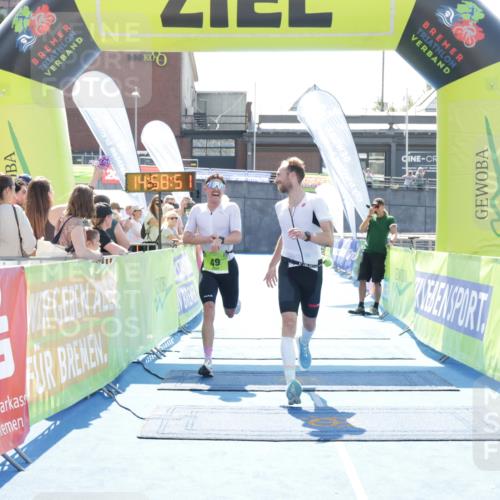 10.08.2025 - GEWOBA Citytriathlon Bremen H.Heesch http://msf.ph/oto/8557304 10.08.2025 14:58:55 Ziel 49, 159 meine-sportfotos.de