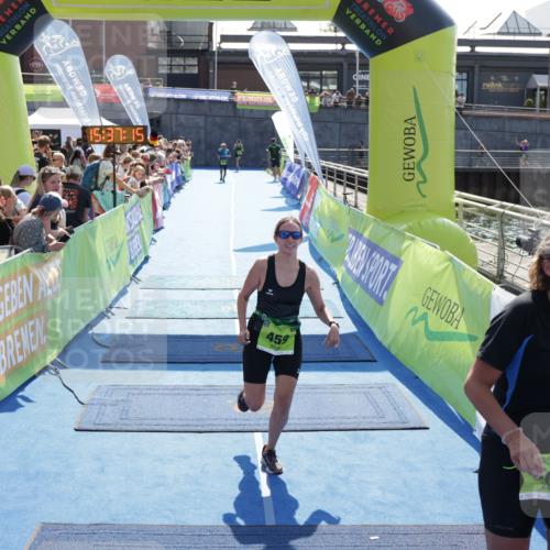 10.08.2025 - GEWOBA Citytriathlon Bremen H.Heesch http://msf.ph/oto/8557556 10.08.2025 15:37:19 Ziel 459, 504 meine-sportfotos.de