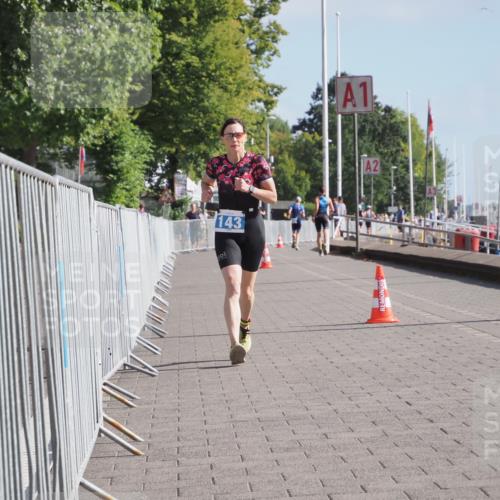 17.08.2025 - KN Förde Triathlon 2025 KatJ http://msf.ph/oto/8584023 17.08.2025 10:08:14 Laufen 143, 187 meine-sportfotos.de