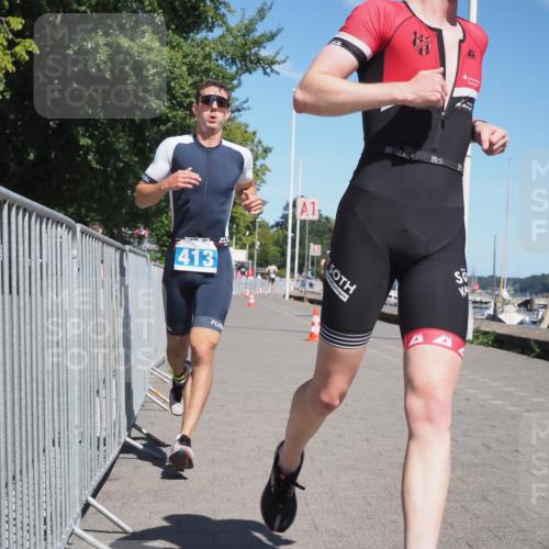 17.08.2025 - KN Förde Triathlon 2025 KatJ http://msf.ph/oto/8584149 17.08.2025 13:25:41 Laufen 413, 466 meine-sportfotos.de