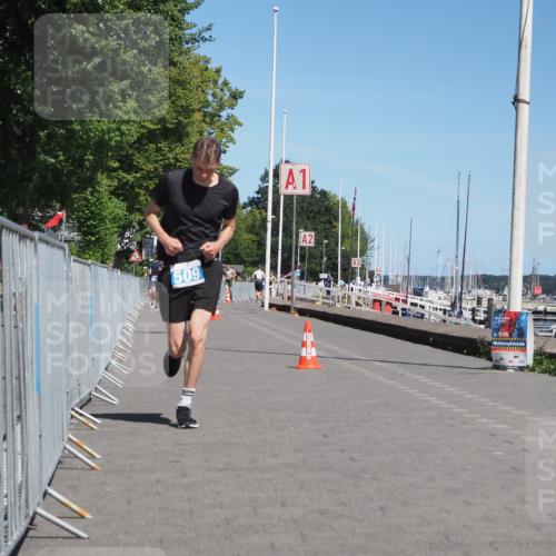 17.08.2025 - KN Förde Triathlon 2025 KatJ http://msf.ph/oto/8588525 17.08.2025 13:32:37 Laufen 414, 509 meine-sportfotos.de
