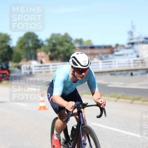 17.08.2025 - KN Förde Triathlon 2025 Yannick Fuchs http://msf.ph/oto/8625517 17.08.2025 12:49:13 Radfahren 419, 422, 439 meine-sportfotos.de