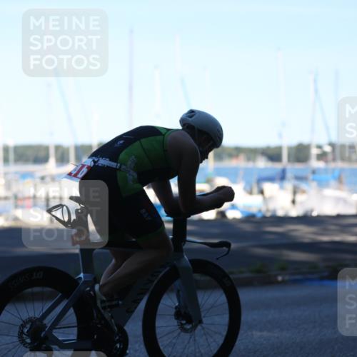17.08.2025 - KN Förde Triathlon 2025 Yannick Fuchs http://msf.ph/oto/8628969 17.08.2025 15:21:19 Radfahren 14, 72 meine-sportfotos.de