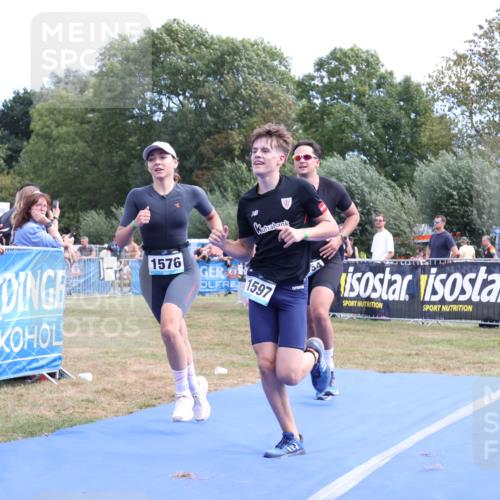 31.08.2025 - Elbe Triathlon Hamburg Strokosch-Dieckow http://msf.ph/oto/8656081 31.08.2025 11:58:30 Ziel 1154, 1404, 1576, 1597 meine-sportfotos.de