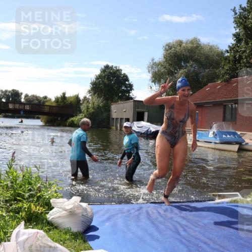 31.08.2025 - Elbe Triathlon Hamburg Luisa Fischer http://msf.ph/oto/8680480 31.08.2025 14:42:35 Schwimmen  meine-sportfotos.de