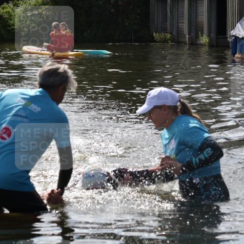 31.08.2025 - Elbe Triathlon Hamburg Luisa Fischer http://msf.ph/oto/8680680 31.08.2025 15:00:04 Schwimmen  meine-sportfotos.de