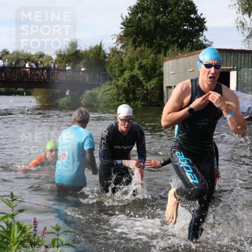 31.08.2025 - Elbe Triathlon Hamburg Luisa Fischer http://msf.ph/oto/8685390 31.08.2025 10:37:22 Schwimmen 1309, 1352, 1379 meine-sportfotos.de