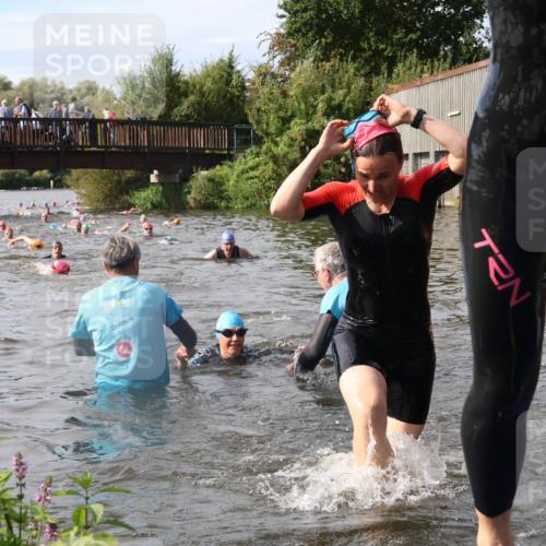 31.08.2025 - Elbe Triathlon Hamburg Luisa Fischer http://msf.ph/oto/8685816 31.08.2025 10:41:24 Schwimmen 1404, 1408, 1465, 1494 meine-sportfotos.de