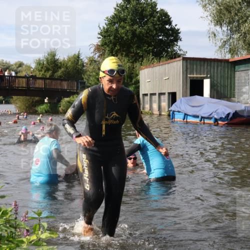 31.08.2025 - Elbe Triathlon Hamburg Luisa Fischer http://msf.ph/oto/8686047 31.08.2025 10:42:38 Schwimmen 1390, 1399, 1457, 1495 meine-sportfotos.de