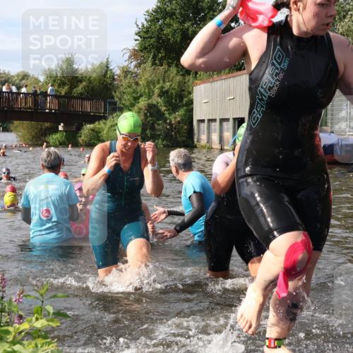 31.08.2025 - Elbe Triathlon Hamburg Luisa Fischer http://msf.ph/oto/8686108 31.08.2025 10:42:58 Schwimmen 988, 1358, 1366, 1383, 1394, 1414, 1435, 1474, 1481 meine-sportfotos.de