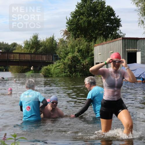 31.08.2025 - Elbe Triathlon Hamburg Luisa Fischer http://msf.ph/oto/8687235 31.08.2025 10:54:58 Schwimmen 1515, 1589, 1611 meine-sportfotos.de