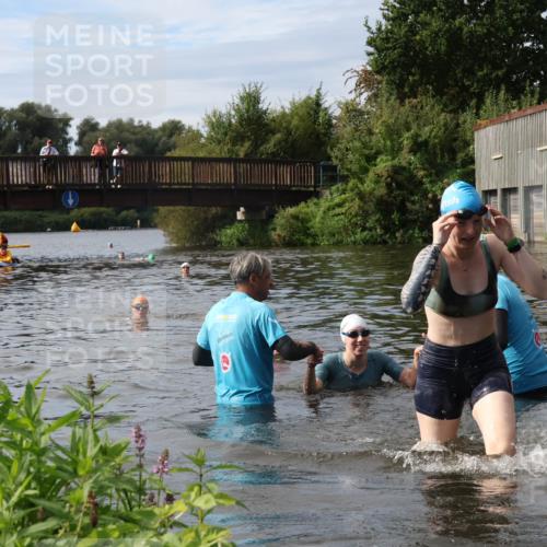 31.08.2025 - Elbe Triathlon Hamburg Luisa Fischer http://msf.ph/oto/8687252 31.08.2025 10:55:08 Schwimmen 1525, 1538, 1611, 1616 meine-sportfotos.de