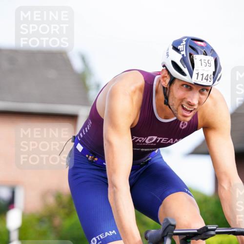 31.08.2025 - Elbe Triathlon Hamburg Michael Burmester http://msf.ph/oto/8687552 31.08.2025 15:05:42 Radfahren  meine-sportfotos.de