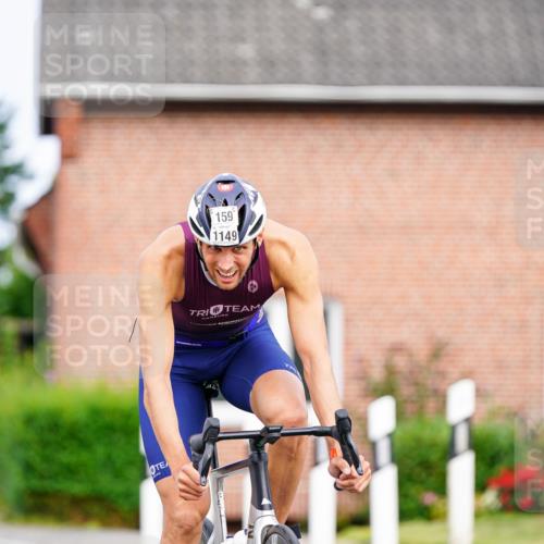 31.08.2025 - Elbe Triathlon Hamburg Michael Burmester http://msf.ph/oto/8687644 31.08.2025 15:13:53 Radfahren  meine-sportfotos.de