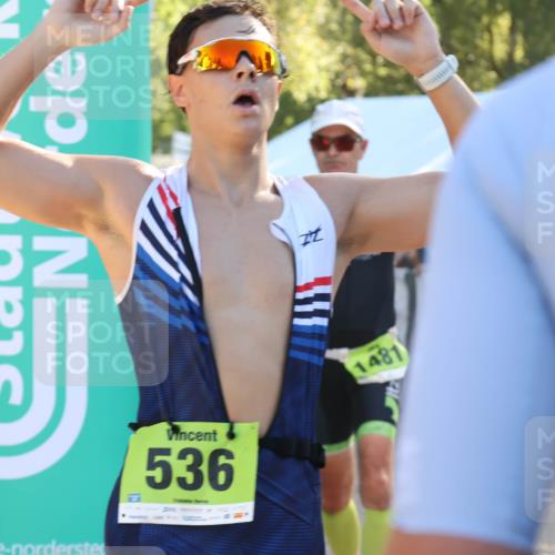 07.09.2025 - 19. Norderstedt Triathlon Luisa Fischer http://msf.ph/oto/8735859 07.09.2025 16:38:45 Ziel 536, 917, 1481 meine-sportfotos.de
