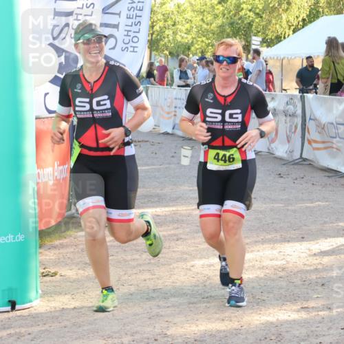 07.09.2025 - 19. Norderstedt Triathlon Luisa Fischer http://msf.ph/oto/8740113 07.09.2025 16:52:41 Ziel 445, 446 meine-sportfotos.de