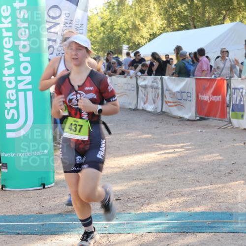 07.09.2025 - 19. Norderstedt Triathlon Luisa Fischer http://msf.ph/oto/8741391 07.09.2025 16:57:34 Ziel 437, 1056 meine-sportfotos.de