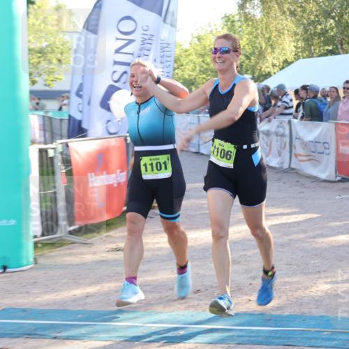 07.09.2025 - 19. Norderstedt Triathlon Luisa Fischer http://msf.ph/oto/8742558 07.09.2025 17:00:30 Ziel 1101, 1106 meine-sportfotos.de