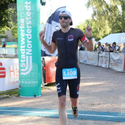 07.09.2025 - 19. Norderstedt Triathlon Luisa Fischer http://msf.ph/oto/8743386 07.09.2025 17:06:05 Ziel 1108, 1409 meine-sportfotos.de