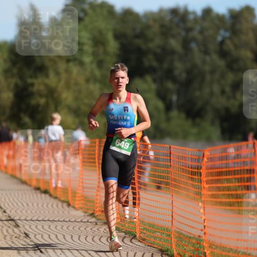 07.09.2025 - 19. Norderstedt Triathlon Michael Strokosch http://msf.ph/oto/8754670 07.09.2025 10:40:50 Laufen 649 meine-sportfotos.de