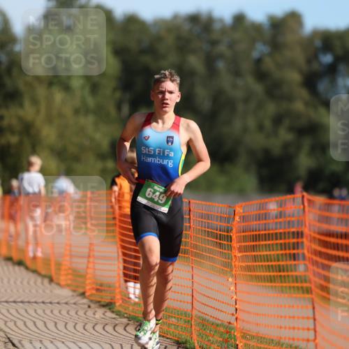 07.09.2025 - 19. Norderstedt Triathlon Michael Strokosch http://msf.ph/oto/8754693 07.09.2025 10:40:51 Laufen 649 meine-sportfotos.de