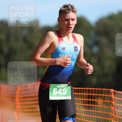 07.09.2025 - 19. Norderstedt Triathlon Michael Strokosch http://msf.ph/oto/8754787 07.09.2025 10:40:53 Laufen 649 meine-sportfotos.de