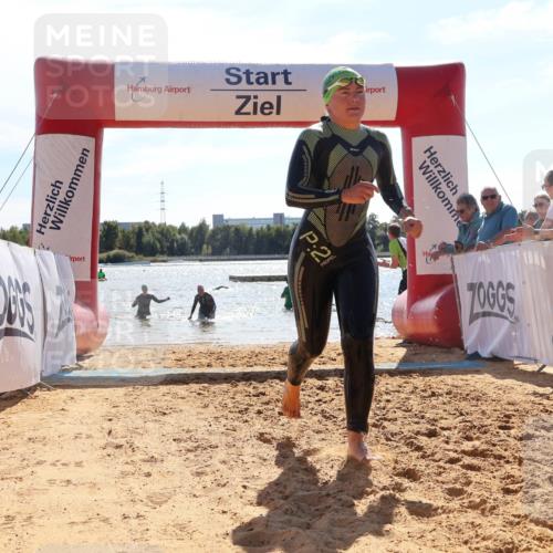 07.09.2025 - 19. Norderstedt Triathlon Luisa Fischer http://msf.ph/oto/8762365 07.09.2025 14:26:44 Schwimmen 448, 1488, 1495 meine-sportfotos.de