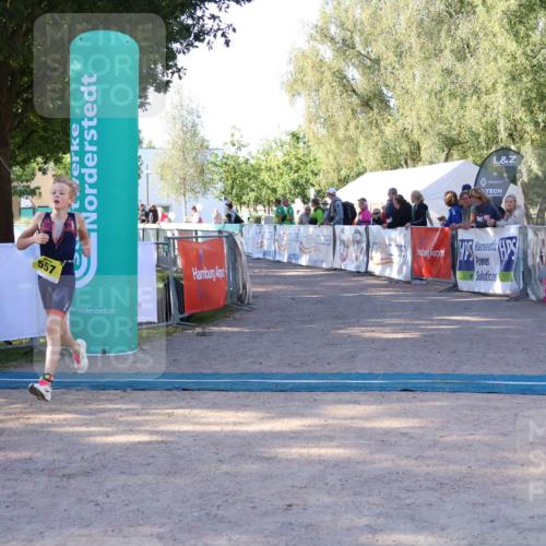 07.09.2025 - 19. Norderstedt Triathlon Zöllner http://msf.ph/oto/8770520 07.09.2025 09:46:09 Ziel 557, 600 meine-sportfotos.de