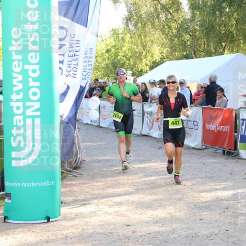07.09.2025 - 19. Norderstedt Triathlon Zöllner http://msf.ph/oto/8771428 07.09.2025 16:45:59 Ziel 447, 1089, 1492 meine-sportfotos.de
