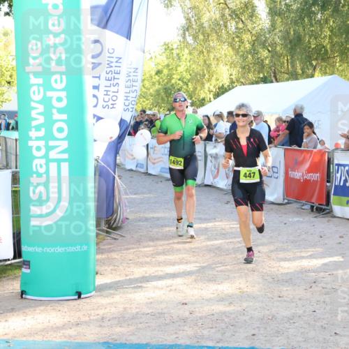 07.09.2025 - 19. Norderstedt Triathlon Zöllner http://msf.ph/oto/8771431 07.09.2025 16:46:00 Ziel 447, 1089, 1492 meine-sportfotos.de