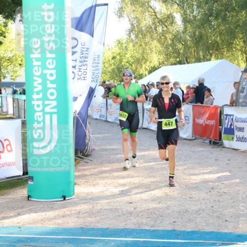 07.09.2025 - 19. Norderstedt Triathlon Zöllner http://msf.ph/oto/8771435 07.09.2025 16:46:00 Ziel 447, 1089, 1492 meine-sportfotos.de