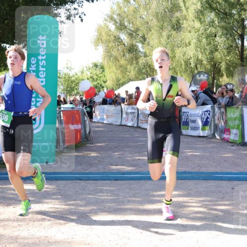 07.09.2025 - 19. Norderstedt Triathlon Zöllner http://msf.ph/oto/8773636 07.09.2025 10:57:33 Ziel 58, 126, 636 meine-sportfotos.de