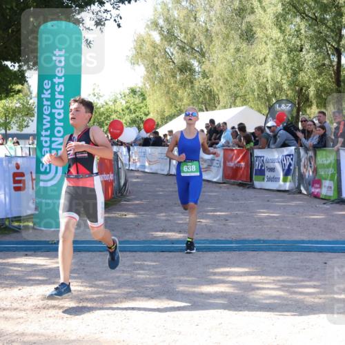 07.09.2025 - 19. Norderstedt Triathlon Zöllner http://msf.ph/oto/8773812 07.09.2025 10:58:09 Ziel 60, 638 meine-sportfotos.de