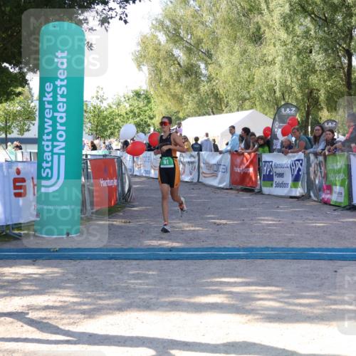07.09.2025 - 19. Norderstedt Triathlon Zöllner http://msf.ph/oto/8774186 07.09.2025 11:00:30 Ziel 91, 674 meine-sportfotos.de