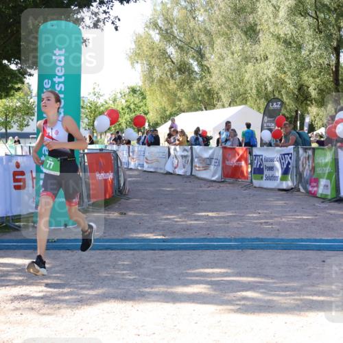07.09.2025 - 19. Norderstedt Triathlon Zöllner http://msf.ph/oto/8774500 07.09.2025 11:02:26 Ziel 77 meine-sportfotos.de