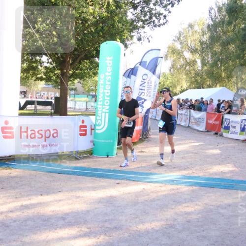07.09.2025 - 19. Norderstedt Triathlon Zöllner http://msf.ph/oto/8775278 07.09.2025 17:00:07 Ziel 365, 932, 1568 meine-sportfotos.de