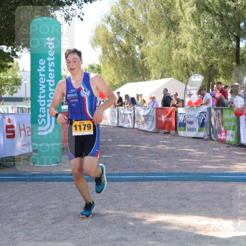 07.09.2025 - 19. Norderstedt Triathlon Zöllner http://msf.ph/oto/8776263 07.09.2025 11:58:14 Ziel 1179, 1186, 1211 meine-sportfotos.de
